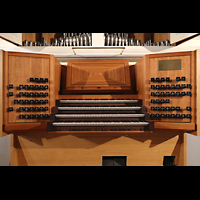 Schleswig, Dom St. Petri (Chororgel), Spieltisch der Hauptorgel