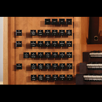 Schleswig, Dom St. Petri (Chororgel), Linke Registerstaffel