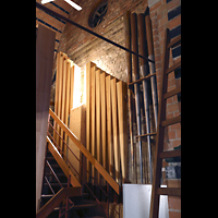 Schleswig, Dom St. Petri (Chororgel), Becher der Posaune 32' an der Westwand