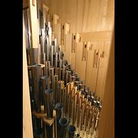 Schleswig, Dom St. Petri (Chororgel), Pfeifen im Schwellwerk