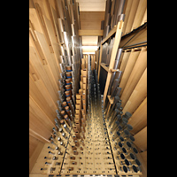 Schleswig, Dom St. Petri (Chororgel), Pfeifen im Schwellwerk