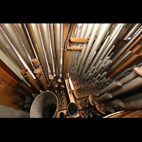 Schleswig, Dom St. Petri (Chororgel), Pfeifen im Hauptwerk