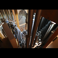 Schleswig, Dom St. Petri (Chororgel), Pfeifen im Rckpositiv