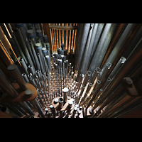 Schleswig, Dom St. Petri (Chororgel), Pfeifen im Rckpositiv