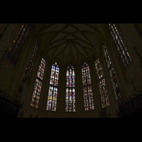 Ulm, Mnster (Konrad-Sam-Kapelle), Buntglasfenster aus dem 14. und 15. Jh. im Chorraum