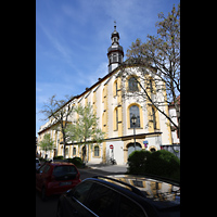 W�rzburg, Augustinerkirche, Ansicht von S�dosten von der Dominikanergasse
