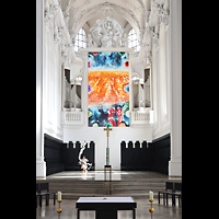 W�rzburg, Augustinerkirche, Chorraum und Chororgel