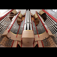 W�rzburg, Augustinerkirche, Orgel perspektivisch