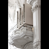 W�rzburg, Dom St. Kilian, Querhausorgel seitlich