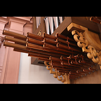 W�rzburg, Maximilian-Universit�t, Neubaukirche, Chamaden, linke Seite