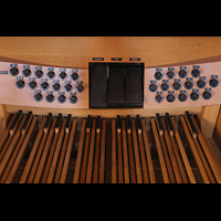 W�rzburg, Maximilian-Universit�t, Neubaukirche, Pistons, Schweller und Pedal