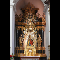 W�rzburg, Neum�nster, Seitenaltar im n�rdlichen Seitenschiff