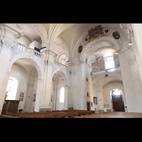 W�rzburg, St. Peter und Paul, Orgel und s�dliches Seitenschiff