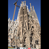 Barcelona, La Sagrada Familia, Geburtsfassade