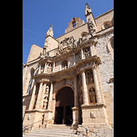 Montblanc, Santa Maria la Major, Hauptportal am s�dlichen Seitenschiff an der Pla�a de Santa Maria