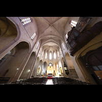 Montblanc, Santa Maria la Major, Innenraum in Richtung Chor