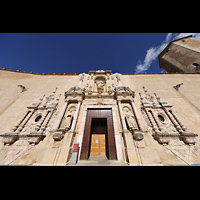 Poblet, Monestir de Santa Maria, Westfassade mit Figurenschmuck
