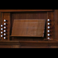 Poblet, Monestir de Santa Maria, Spieltisch der Chororgel