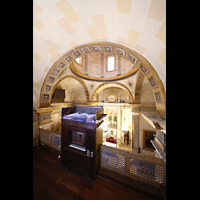 Tarragona, Catedral, Capilla de la Virgen del Claustro, Blick von der Orgelempore �ber die Orgel in die Kapelle