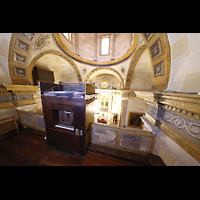 Tarragona, Catedral, Capilla de la Virgen del Claustro, Blick von der Orgelempore �ber die Orgel in die Kapelle