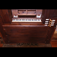 Tarragona, Catedral, Capilla de la Virgen del Claustro, Spieltisch