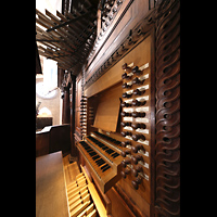 Tarragona, Catedral de Santa Tecla, Spieltisch von rechts