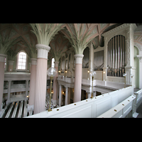 Leipzig, Nikolaikirche, Blick von der Seitenempore zur Orgel
