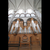 Köln, St. Kunibert, Orgel mit Spieltisch