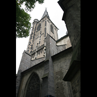 Köln (Cologne), St. Severin, Seitenansicht Turm