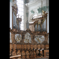 Sankt Gallen (St. Gallen), Kathedrale (Chororgel), Chororgel mit Chorgestühl
