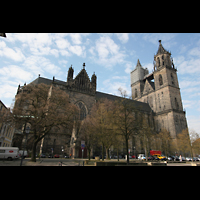 Magdeburg, Dom St. Mauritius und Katharina (Querschifforgel), Seitenansicht
