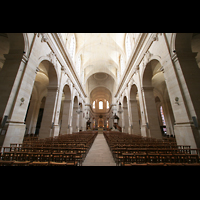 Versailles, Cathédrale Saint-Louis (Hauptorgel), Innenraum / Hauptschiff in Richtung Chor