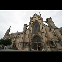 Reims, Basilique Saint-Remi, Querhaus von außen