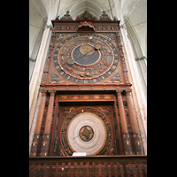 Rostock, St. Marien (Hauptorgel), Astronomische Uhr
