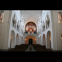 Hamburg, Domkirche St. Marien, Hauptschiff in RIchtung Orgel