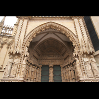 Metz, Cathédrale Saint-Étienne (Triforium-Orgel), Jungfrauenportal