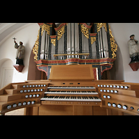 Immenstadt (Allgäu), St. Nikolaus, Spieltisch und Orgel