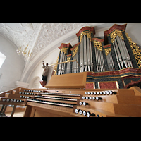 Immenstadt (Allgäu), St. Nikolaus, Orgel mit Spieltisch