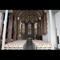 Stuttgart, Hospitalkirche, Innenraum in Richtung Chor