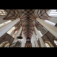 Leipzig, Thomaskirche - Bachorgel, Innenraum in Richtung Orgel