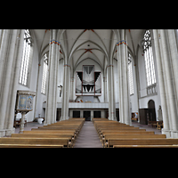 Braunschweig, St. Ägidien, Innenraum in Richtung Orgel