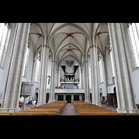 Braunschweig, St. Ägidien, Hauptschiff in Richtung Orgel