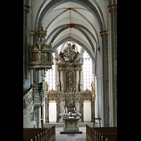 Braunschweig, St. Martini, Altarraum und Kanzel