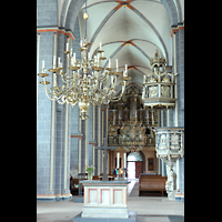 Braunschweig, St. Martini, Blick von der Vierung zur Orgel