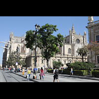Sevilla, Catedral (Hauptorgel), Außenansicht  von Südwesten