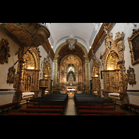 Faro, Igreja do Carmo, Innenraum in Richtung Chor