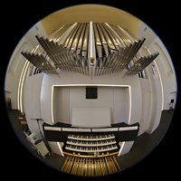 Konstanz, St. Gebhard (Konzilsorgel), Orgel mit Spieltisch