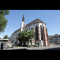 Basel, Predigerkirche (Silbermann-Orgel), Außenansicht