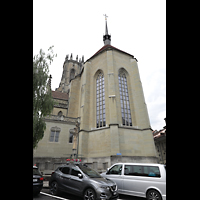 Fribourg (Freiburg), Cathédrale Saint-Nicolas (Chororgel), Chor von außen