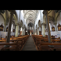 Vevey, Notre-Dame, Innenraum in Richtung Chor